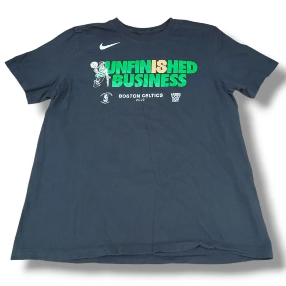 Nike Shirt Size Large Lg The Nike Tee Boston Celtics Unfinished Business T-Shirt